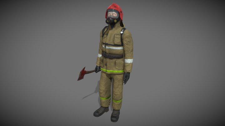 Firefighter - tip A – Free 3D Model STL