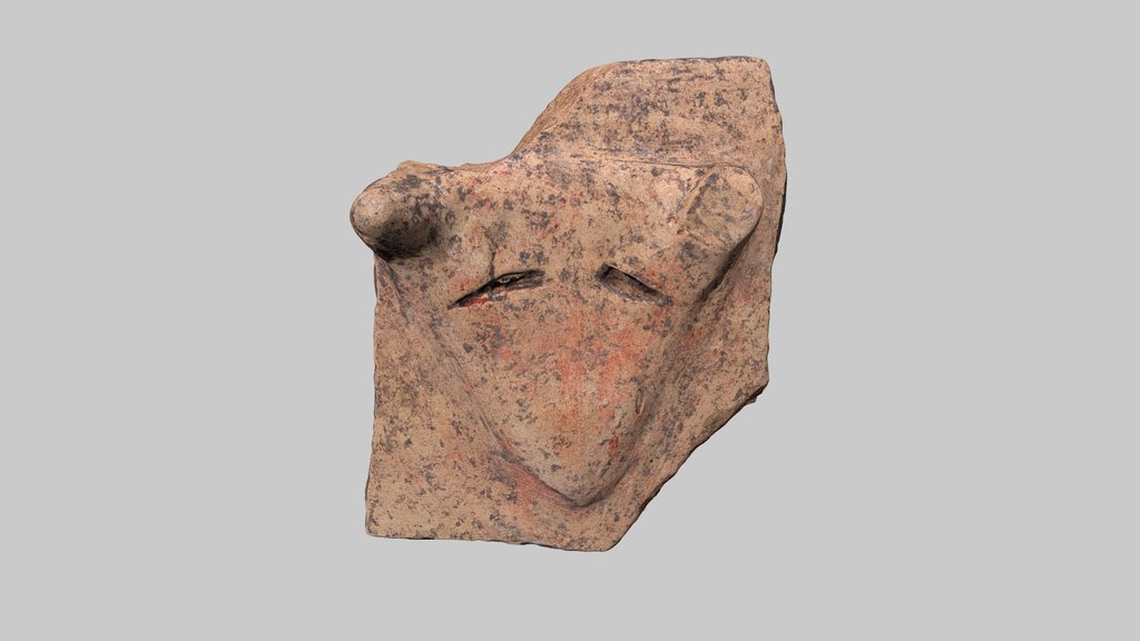 Pottery piece with a zoomorphic applique