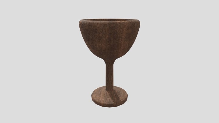 wooden cup 3D Model