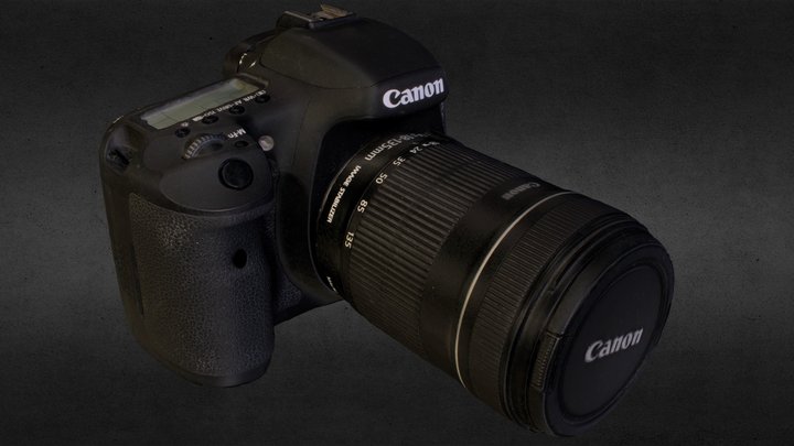 Canon_EOS_7D_Selfie :) 3D_Photogrammetry 3D Model