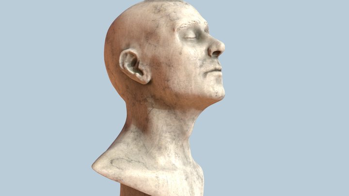 Apricity, Male Head Statue 3D Model
