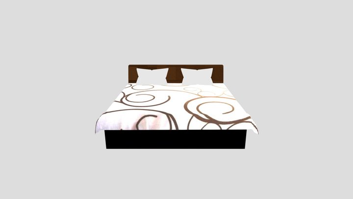 double bed 3D Model