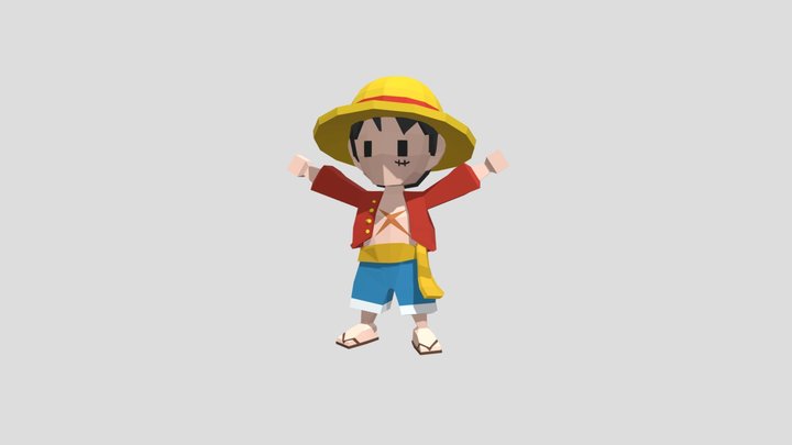 Luffy (One Piece) 3D Model
