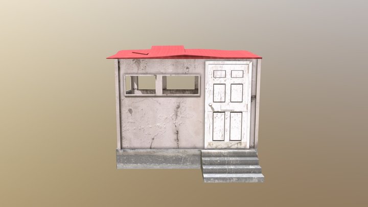 Pubg Hut 3D Model