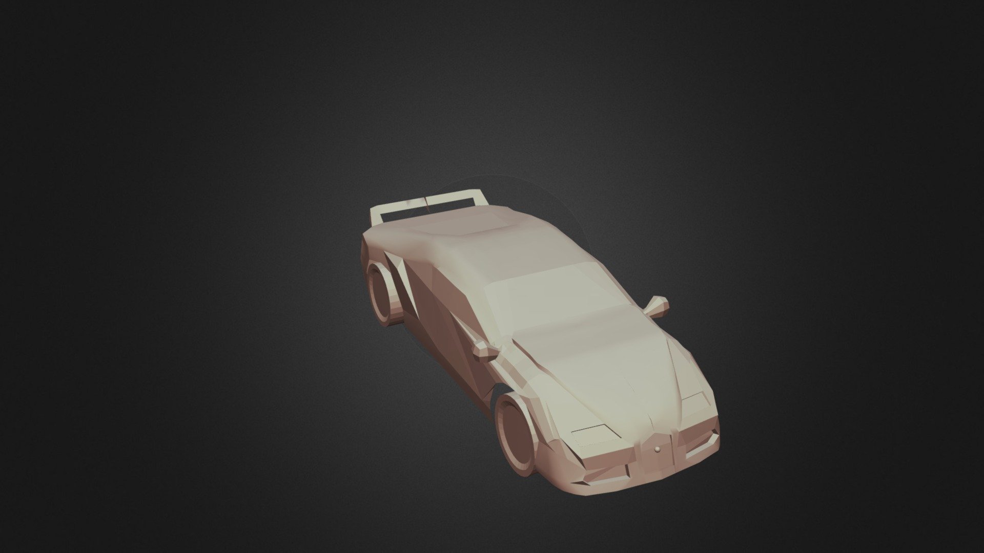 Low Poly Bugatti Veyron