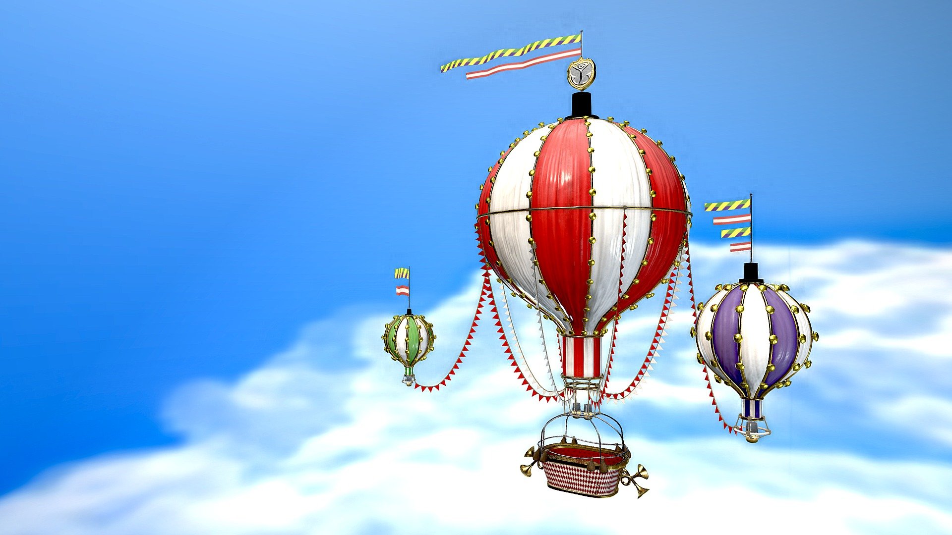 【Amiur】drawing sheer balloon ops Hot Air Balloons 3D Embossing Folder and Layering Stencils
