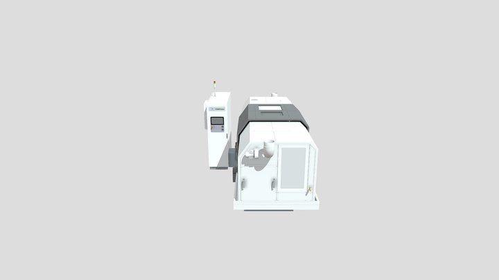 CF400-CNC6A X-90 Y180 3D Model