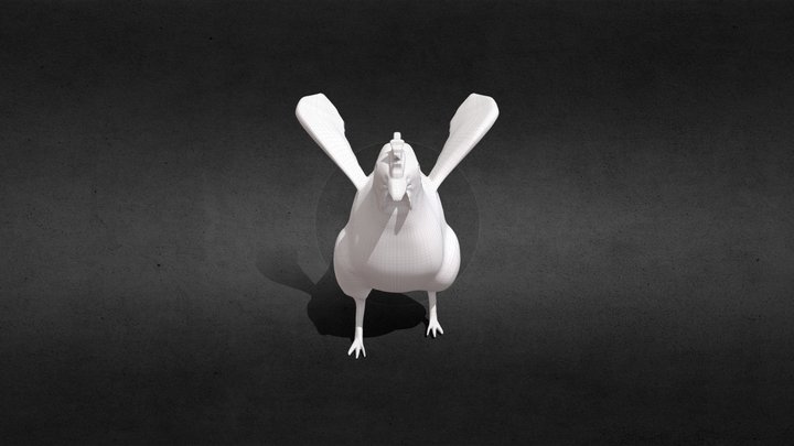 Chicken without feathers 3D Model