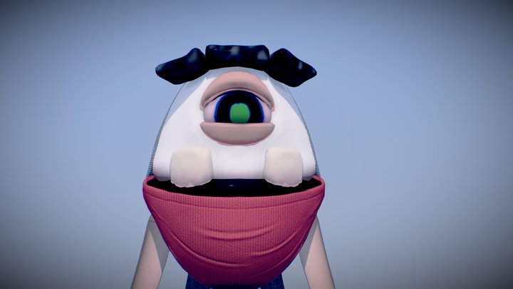 Eggy Boy 3D Model