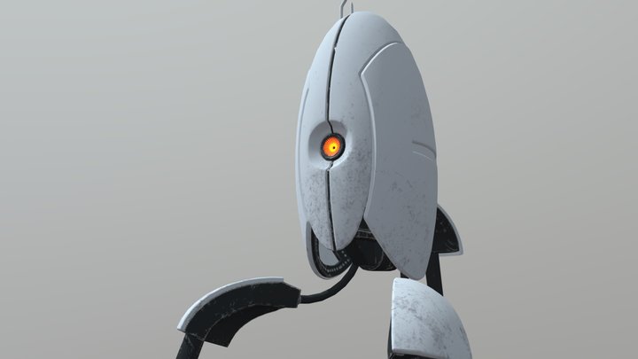 Aperture Science Sentry Turret 3D Model