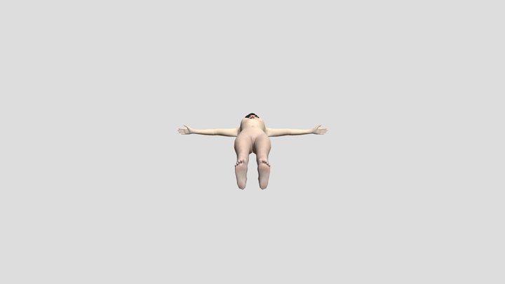 naked girl 3D Model