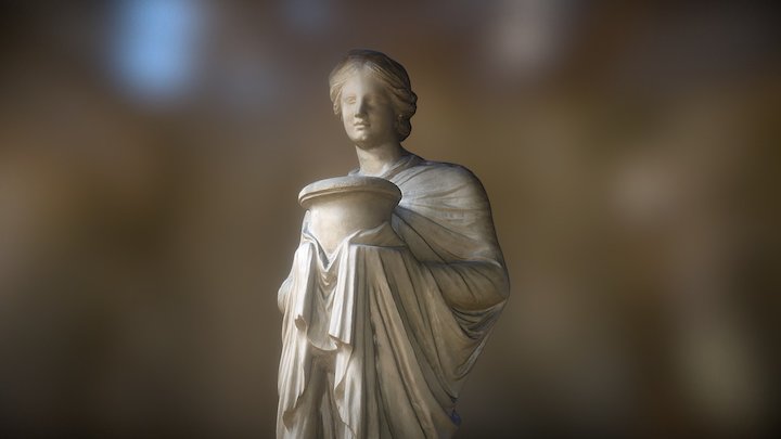 Standing Isis priest – Free 3D Model STL