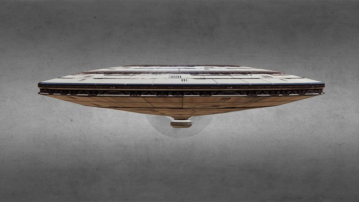 UFO (Check if it has a cow or two). 3D Model