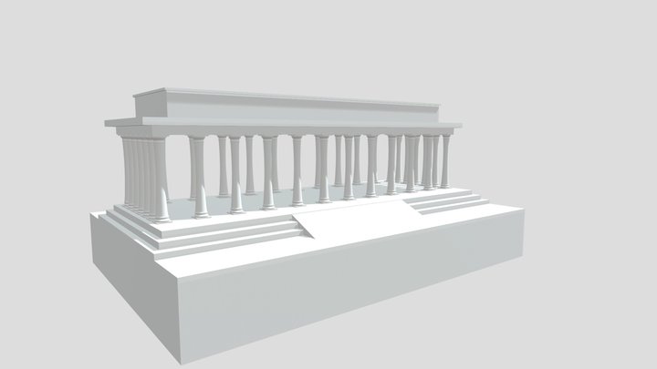 Doric Pillar Version 2 3D Model