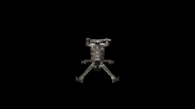 Talon Assault Turret 3D Model