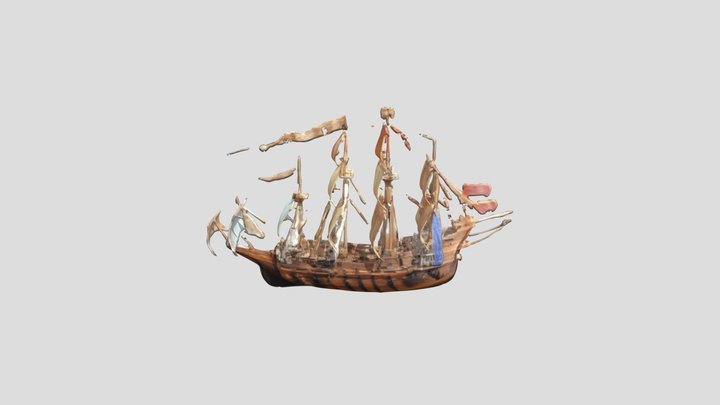 Meermin Slave Ship 3D Model