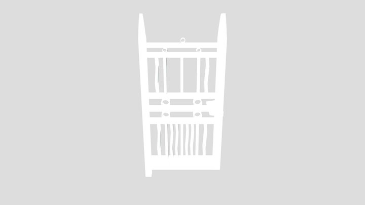 Pedestrian Gate 3D Model