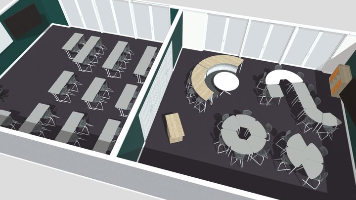 2025T1 Māngere College Classrooms 3D Model