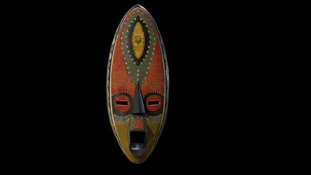 Tribal Mask No 1 3D Model