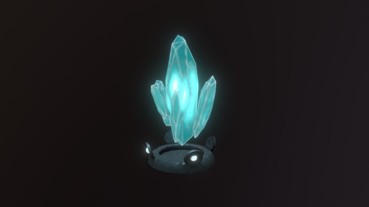 Low Lights - Animated Crystal 3D Model