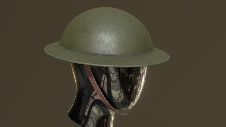 "Brodie" MK 1 - WWI British Helmet 3D Model