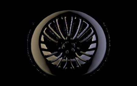 Freestyle 10 Spoke Wheel 3D Model