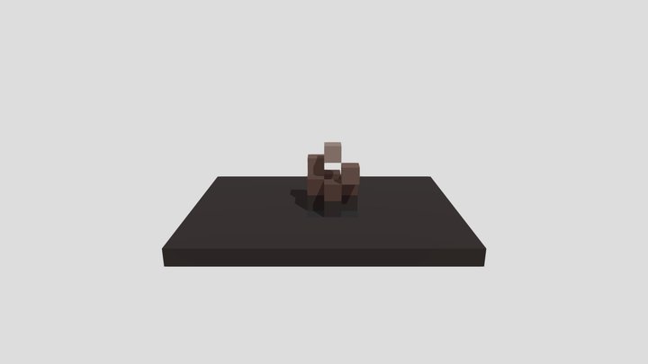 Ground Wave - Voxel 32x32 (Animated) – Gratis 3D-model STL