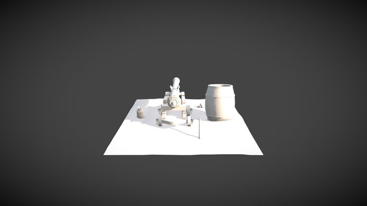 Cannon 3D Model