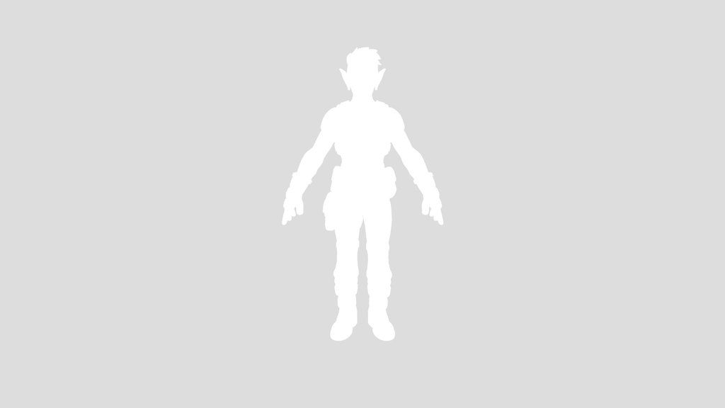 Rigged Elf Soldier
