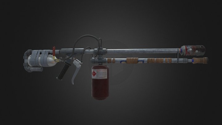 TLOU Flamethrower 3D Model