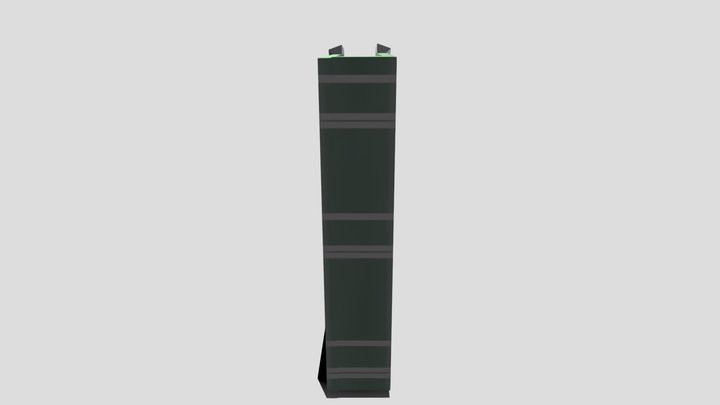Book_green 3D Model