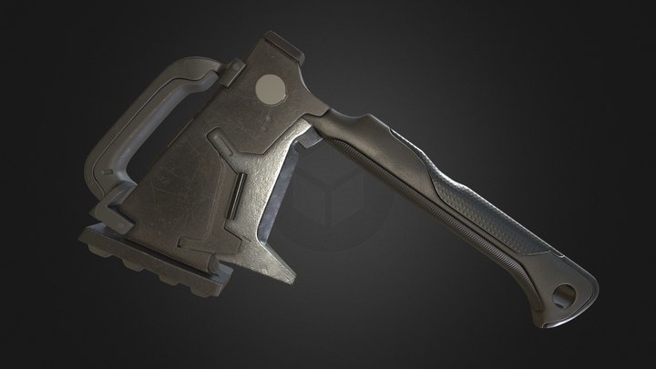 Sci-fi axe 3D Model