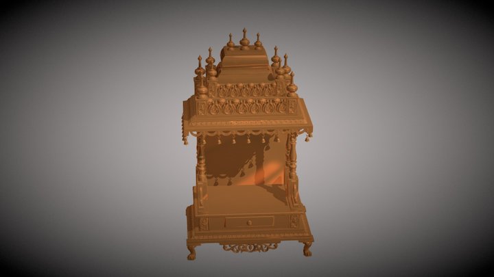 Temple 2 3D Model