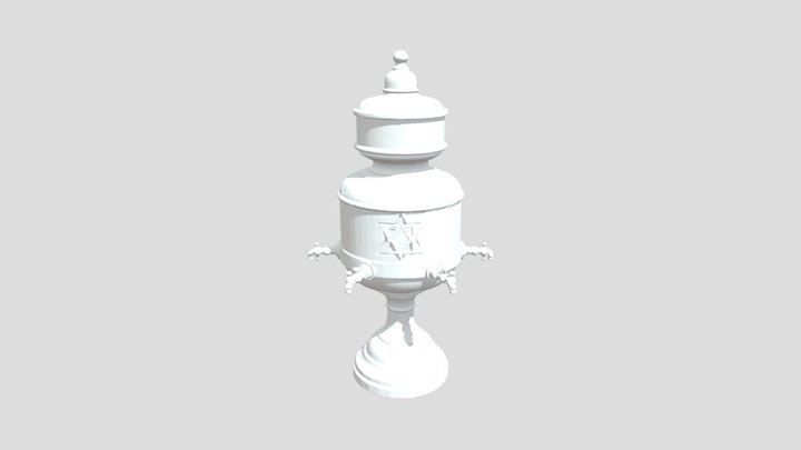 Golden Samovar | Astrogeomanity 3D Model