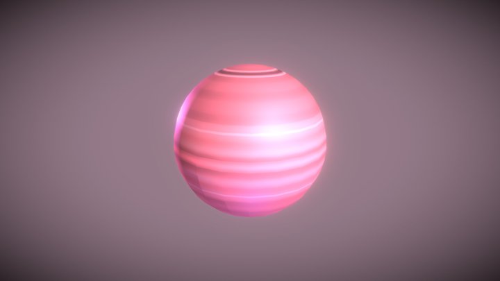 Little Red Planet 3D Model