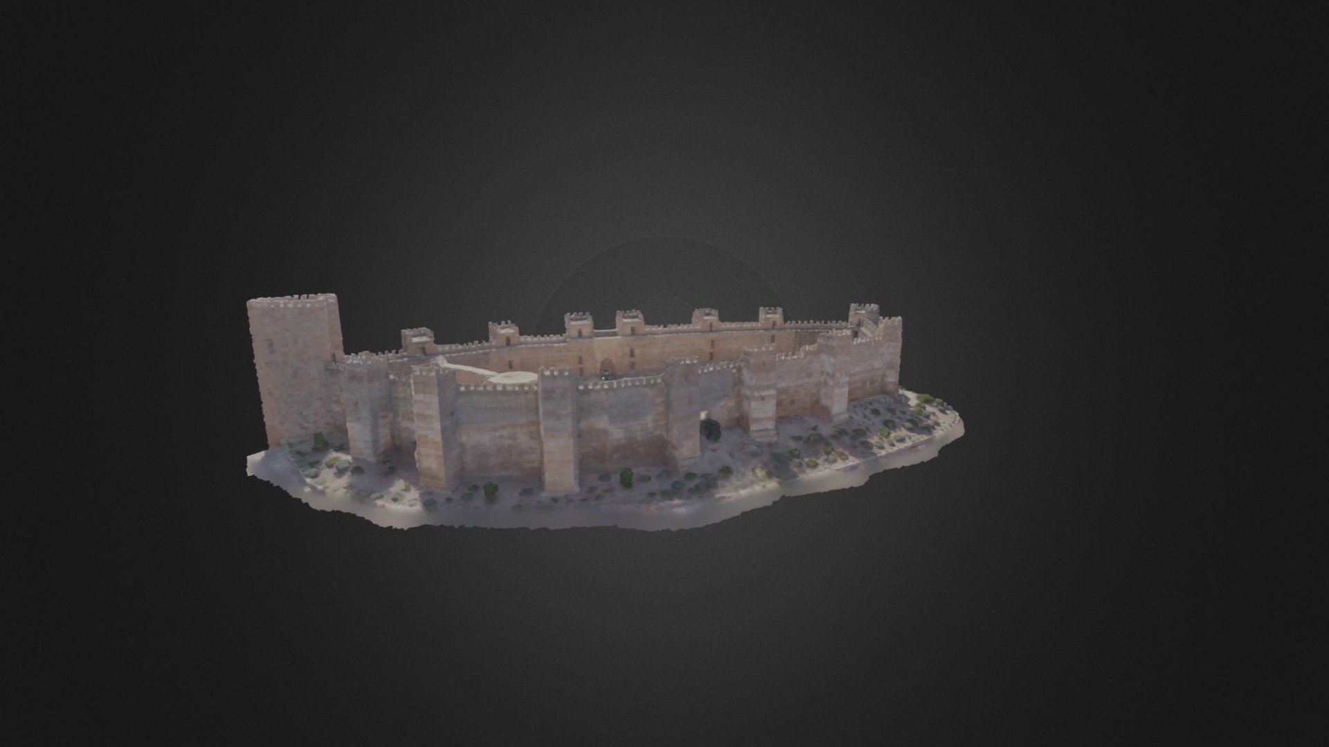 Castillo de Baños de la Encina - 3D model by carloscolomo [50f15f2 ...