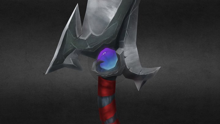 pugui Rock Sword 3D Model