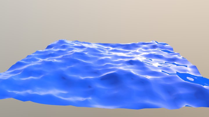 Ocean model 3D Model