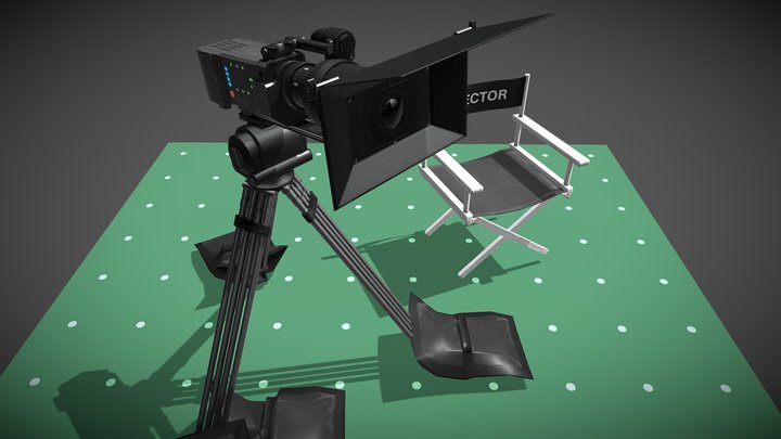 Filmset Camera Demo 3D Model