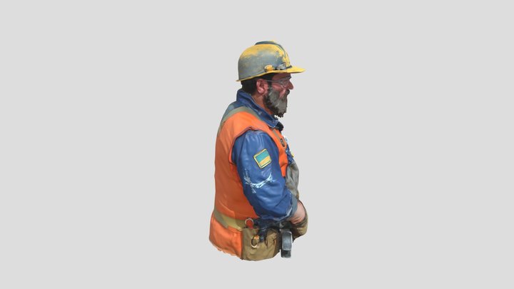Construction Worker 3d Model 3D Model