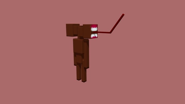 Minecraft Siren Head 3D Model