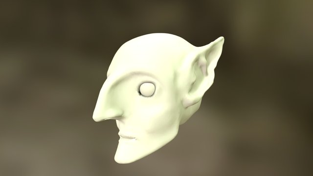 Goblin head 3D Model