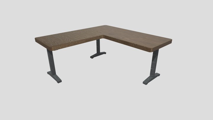 Corner table 3D Model