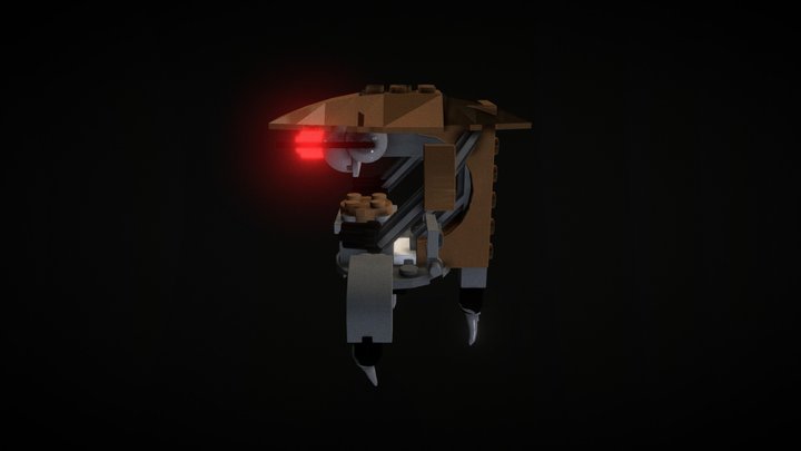 Epik Droideka Star Wars Lego 3D Model