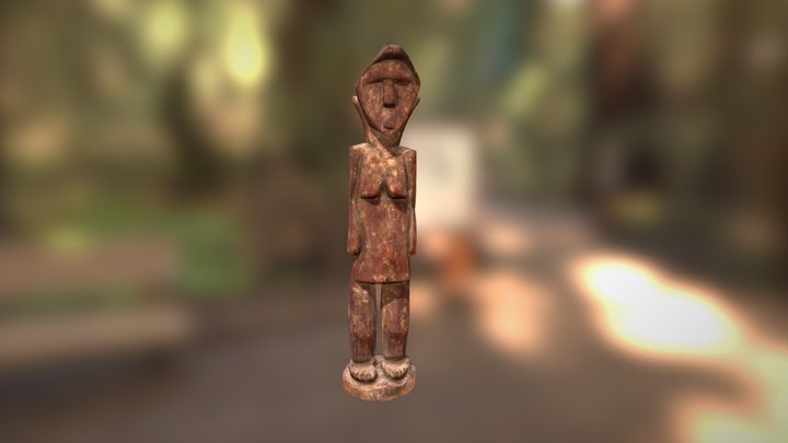 Tchamba figure 3D Model