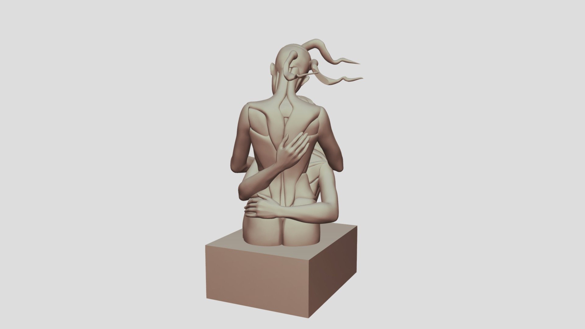 WIP 20220315 Hug Optimal - 3D model by PawinSculpt [50f7803] - Sketchfab