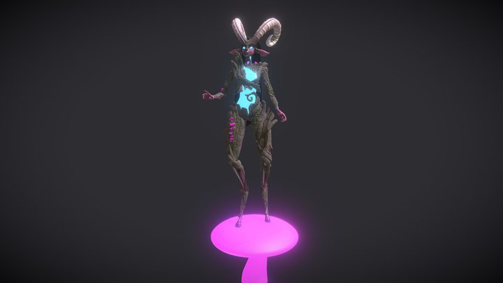 Mystic Dryade - Styled Pose 3D Model