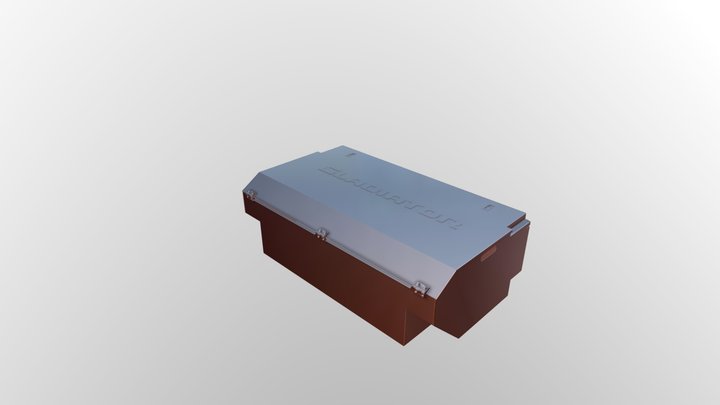 STORAGE BOX JEEP GLADIATOR RUBICON 2021 3D Model