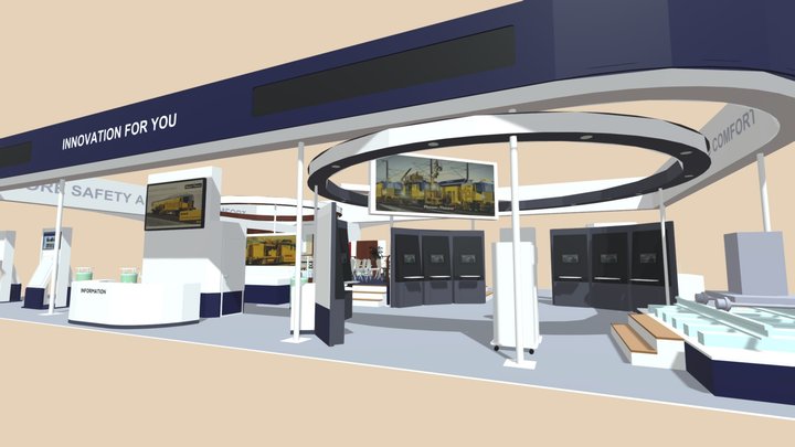 exhibition booth tamaya pla01 3D Model