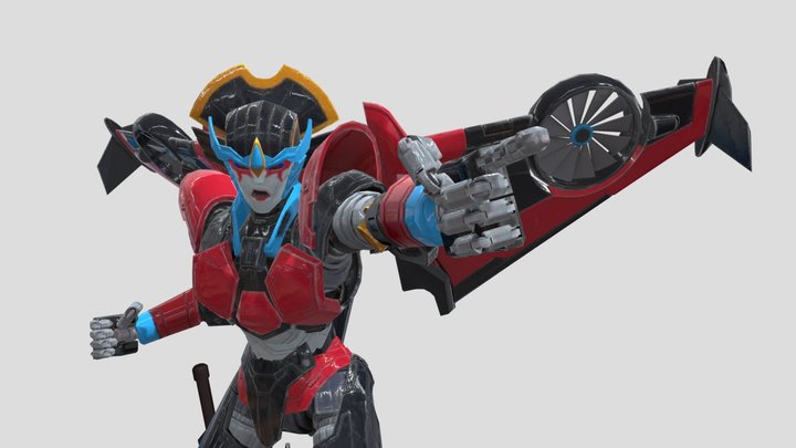 Heavy Metal Windblade 3D Model